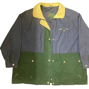 Preston & York Sport Colorblock Jacket | Vintage Outdoor Windbreaker